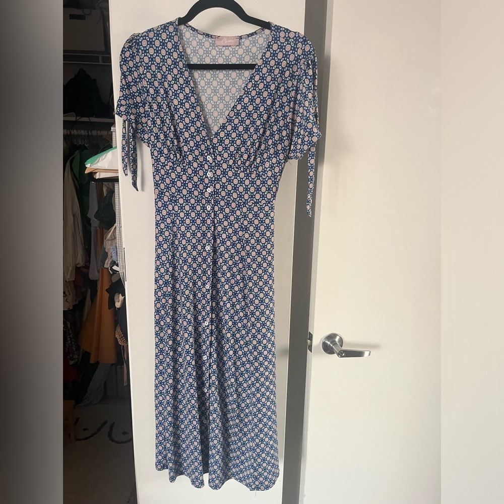 Cassis summer midi dress, size M